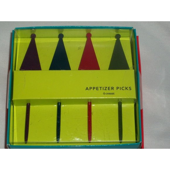 Set 16 Tree Appetizer Picks Christmas Dinner Party Holiday New Years - Picture 2 of 2